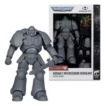 Warhammer 40k - Figurine Assault Intercessor Sergeant (Blood Angel) (Artist Proof) 18 cm - McFarlane Toys