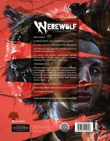 Werewolf: l\'Apocalypse - Jeu de Rôle 