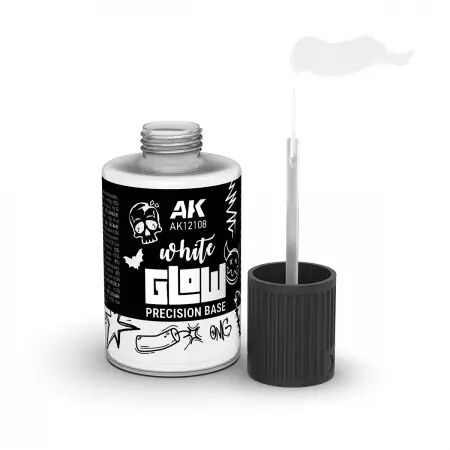 White Glow Base -Glow Fluor 30Ml - Ak Interactive