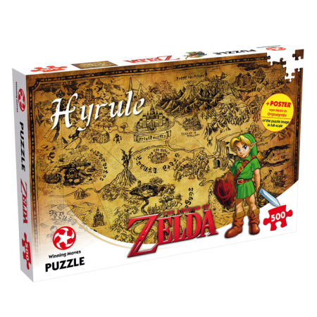 Winning Moves - Puzzle 500 pièces - Zelda : Hyrule