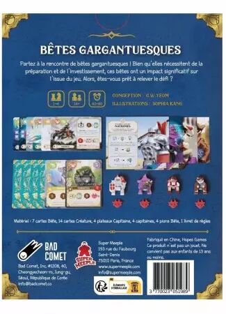 Wondrous Creatures Extension : Bêtes Gargantuesques - Super Meeple