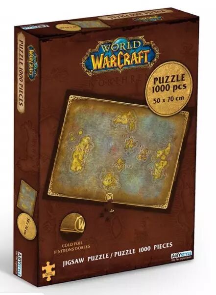 World of Warcraft - Puzzle 1000 pi�ces - Carte d\'Azeroth