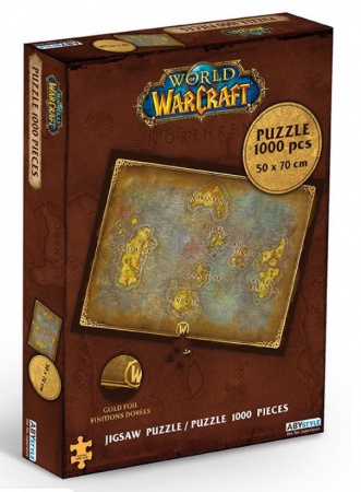 World of Warcraft - Puzzle 1000 pièces - Carte d\'Azeroth