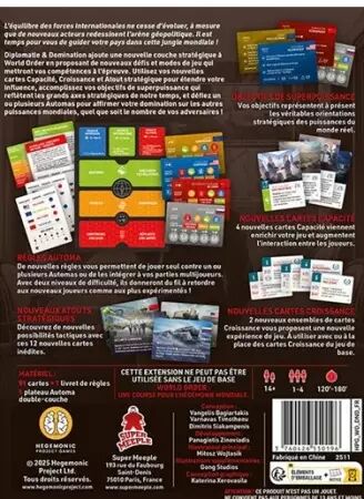 World Order : Diplomatie et Domination - Super Meeple