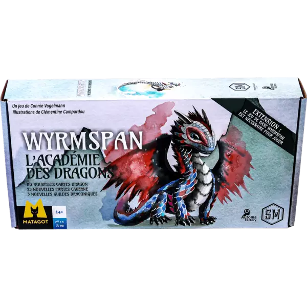 Wyrmspan : L\'Acad�mie des Dragons (Extension) - Connie Vogelmann - Matagot