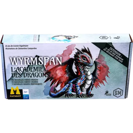 Wyrmspan : L\'Acad&eacute;mie des Dragons (Extension) - Connie Vogelmann - Matagot