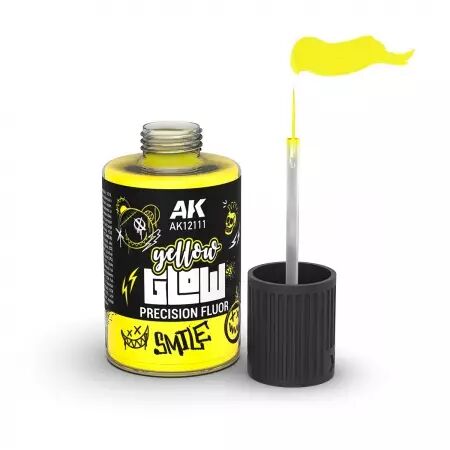 Yellow Glow Base -Glow Fluor 30Ml - Ak Interactive
