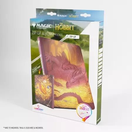 Zip-Up Album 18-Pocket - Smaug\'s Mox - Gamegenic - Magic the Gathering (MTG) : the Hobbit