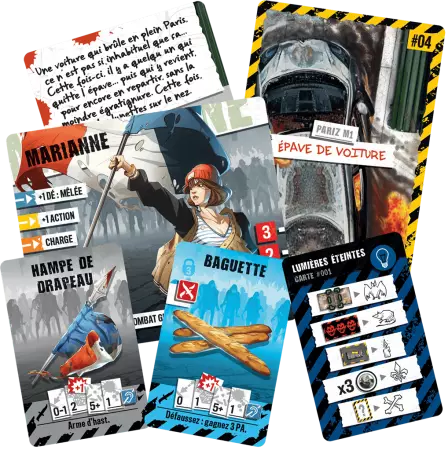 Zombicide : Extension Pariz - Raphaël Guiton, Jean-Baptiste Lullien, Nicolas Raoult - CMON