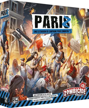 Zombicide : Extension Pariz - Raphaël Guiton, Jean-Baptiste Lullien, Nicolas Raoult - CMON
