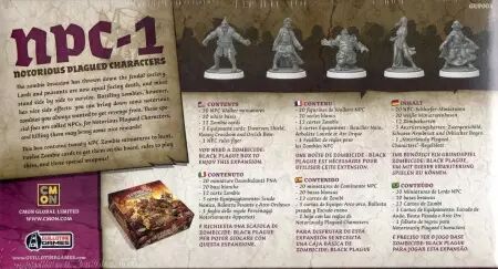 Zombicide Black Plague : Extension N.P.C. #1